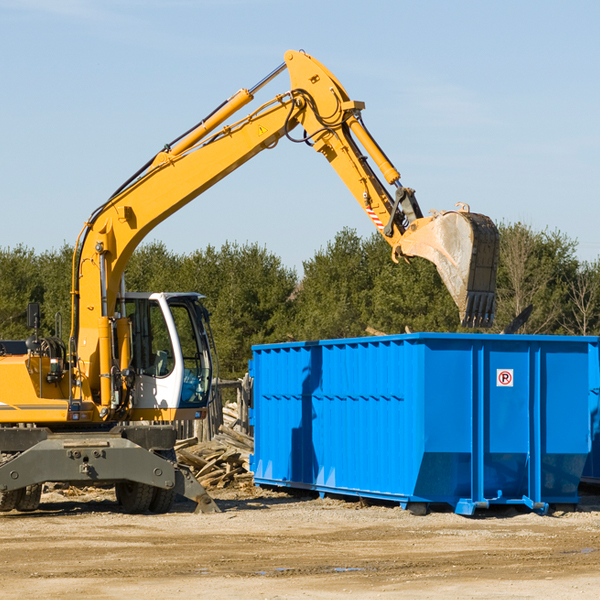 how does a residential dumpster rental service work in Gibson